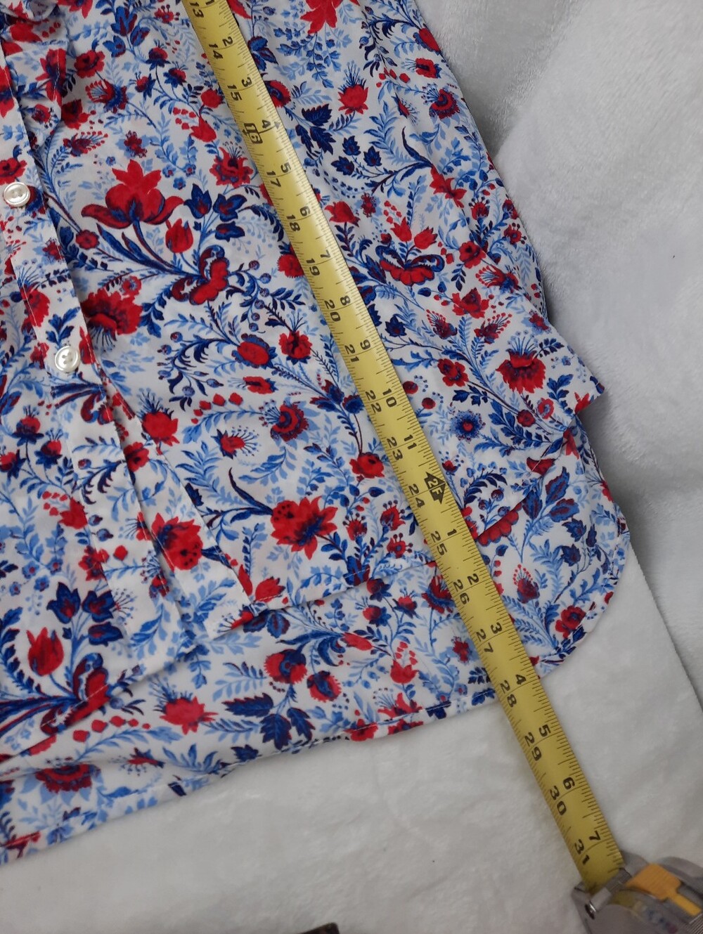 Ann Taylor Loft Floral Print Sleeveless Top Size XLP - Picture 10 of 12